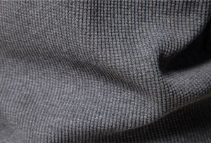 เสื้อสเวตเตอร์คอตตอนสีทึบสำหรับผู้ชายแห้งเร็วพิมพ์ลายสำหรับกีฬากลางแจ้ง100% - Product Image 4