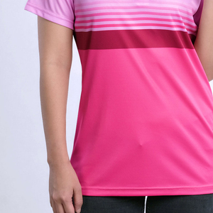 Sublimación completa de alta calidad superventas para Polos para mujer Slim Fit Casual transpirable para uso en exteriores alta visibilidad - Product Image 4