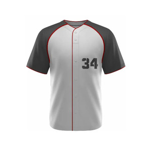 Uniforme de equipo de béisbol personalizable para hombre, novedad, 100% poliéster, transpirable, secado rápido - Product Image 3