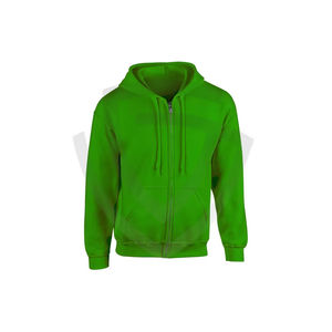 Sudadera con Capucha de Corte Regular, Estilo Urbano, Hombros Caídos, Estampado Digital Personalizado, 100% Algodón, Sudadera Lisa para Hombre - Product Image 1