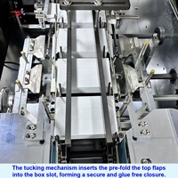 Machine d'emballage automatique de petites boîtes, machine d'emballage de sachets de savon, de dentifrice, de boîtes en carton, machine de mise en carton de bonbons gélifiés