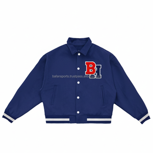 Buy In Bulk High Quality Navy Blue Varsity Jacket Windproof Buy In Bulk High Quality Navy Blue Varsity Jacket Windproof