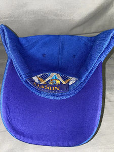 Franc-maçon maçonnique casquettes brodées réglable ombre bleu Baseball chapeau Regalia casquette broderie lettre Hip Hop chapeaux personnalisés - Product Image 3