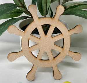 Roue de navires nautiques, volant nautique, roue de navires en bois, décor fait main de roue de navire nautique de haute qualité - Product Image 1