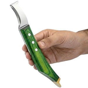 Las mejores herramientas herradoras, juego de cuchillos para pezuña de caballo, cuchillo de bucle clásico con tapa de latón, agarre ergonómico, cuchillo para pezuña con hoja de bucle para abscesos - Product Image 3