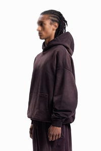 Sudaderas con Capucha Extra Grandes de Estilo Vintage para Hombre, Lavadas, de Algodón Grueso, Estilo Urbano, con Logotipo Personalizado, Fabricante OEM - Product Image 4