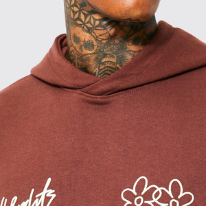 Wholesale <b>Men's</b> Custom <b>Fleece</b> Hoodies Long Sleeve Customized <b>Men</b> <b>Hoodie</b> 100% Cotton Casual Style Hoodies - Product Image 3