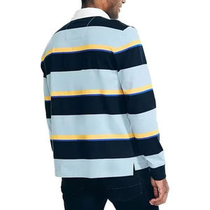 Camisas Polo de Manga Larga para Hombre, Estilo Casual, Otoño, con Cierre, Ropa de Golf Urbana, Color Sólido - Product Image 2