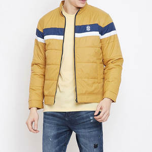 2023 hommes de haute qualité 100% Polyester bulle hiver veste col montant tenue décontracté - Product Image 6