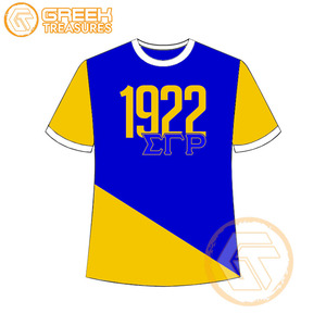 Vente en gros de t-shirt Sigma Gamma Rho pour femmes vêtements de sororité jersey de coton t-shirt respirant de haute qualité vêtements grecs pour femmes - Product Image 5