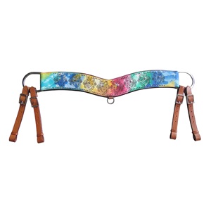 Collarín de pecho para caballo de cuero genuino de vaca argentina de alta resistencia, con forma de ala, para equitación, del fabricante exportador OEM - Product Image 5