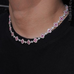 Novedades, Collar de Lujo para Hombre, Estilo Rapero, Plata de Ley 925, con Diamantes de Imitación Moissanite, Estilo Hip Hop, Miami - Product Image 4