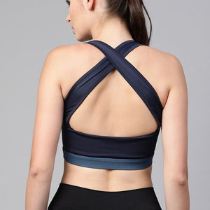 Soutien-gorge de sport personnalisé imprimé Sublimation Yoga de soutien complet 100% polyester soutien-gorge de sport pour femmes pakitan - Product Image 3