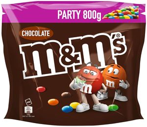 M&M's Chocolat en vrac, chocolat croustillant avec coque de sucre colorée pour mélange de bonbons pour fêtes, 1 x 800g - Product Image 2