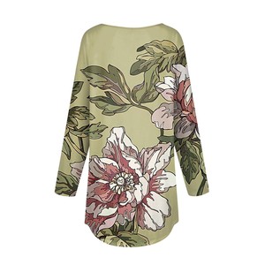 T-shirt en molleton à manches courtes et col rond pour femme, imprimé personnalisé, été, uni, anti-UV, respirant, vente en gros - Product Image 5