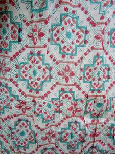 Tunique florale bohème pour femmes robe droite 100% coton coupe ample longue Maxi longueur avec manches décontracté pour les adultes de printemps - Product Image 2