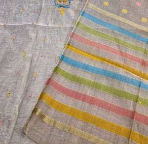 Designer moderne non cousu brodé à la main indien mode-avant costumes pour femmes élégant style traditionnel pour les fêtes organza - Product Image 3