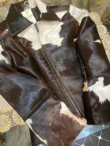 Nouvelle veste en cuir à poils de vache personnalisée avec logo personnalisé, vente en gros, veste originale pour femmes, vestes pour femmes, veste chaude personnalisée - Product Image 5