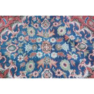 6.6x10 ft Turkish Rug, Vintage Rug, <b>Red</b> Camouflage <b>Wool</b> Rug - Product Image 5