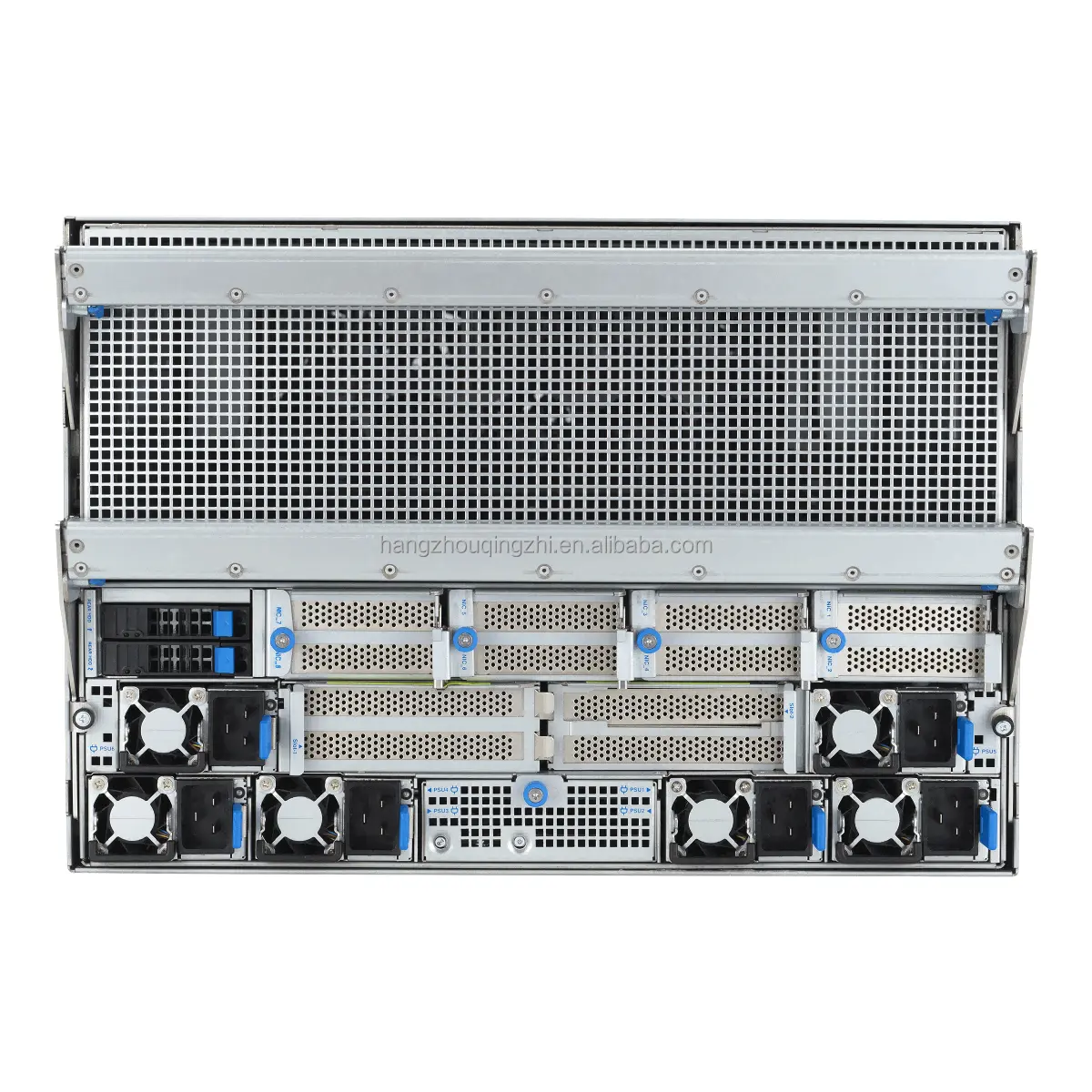 황새 도매 ESC N8-E11 7U HGX H100 8-GPU 서버 듀얼 4 세대 제온 확장 가능 프로세서 생성 AI에 맞게 설계