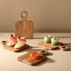 เขียงไม้อะคาเซียจานเสิร์ฟแซนวิชสลัดอาหารปลอดภัย - Product Image 3