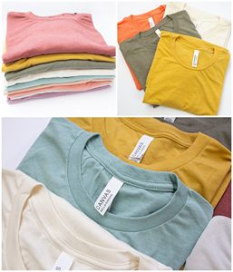 เสื้อยืดโลโก้สั่งทำขายส่ง พิมพ์ลายสกรีน ผ้าฝ้าย 100% คุณภาพพรีเมียม เสื้อเปล่าสำหรับงานองค์กร ผู้ผลิตเสื้อผ้าส่งเสริมการขาย - Product Image 4