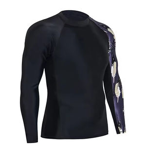 Chemises de compression à manches longues pour hommes, logo personnalisé, UPF50, séchage rapide, pour la gym et le MMA - Product Image 4