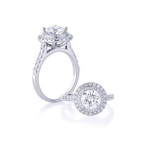 Anillo de compromiso Premium Lab Grown Diamond 10K Corte redondo de 1 quilate VVS2 E Color IGI Proveedor mayorista certificado - Product Image 2