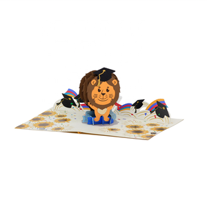 Tarjetas de felicitación Pop 3D hechas a mano, papel de impresión Digital personalizado, Material, cumpleaños, bodas, Navidad, invitaciones personalizadas - Product Image 3