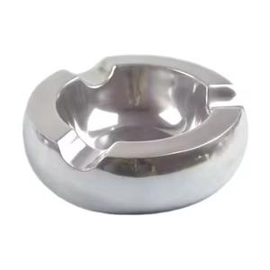Cendrier rond en acier inoxydable de haute qualité pour une décoration élégante de la maison et du bureau - Product Image 5