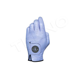 Gants de golf hommes gauchers antidérapants en cuir PU avec logo personnalisé - Product Image 2