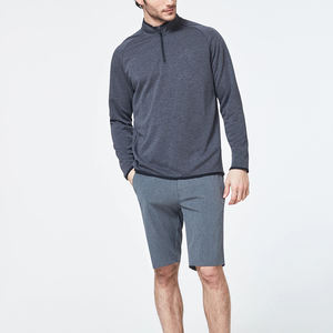 Pull-over Golf Sweatshirt Tissu solide en polyester confortable avec broderie de logo personnalisé Style d'automne - Product Image 6