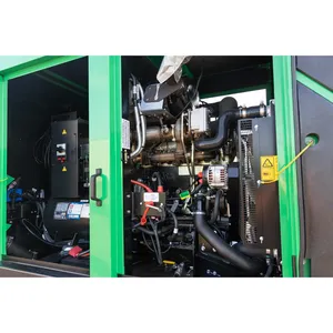 Groupe électrogène diesel industriel de 56 kW avec sélecteur de tension et interrupteur rotatif - Commercial, de secours, sur remorque - Product Image 4