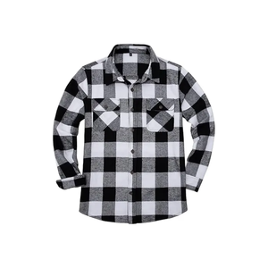 เสื้อเชิ้ตผ้าสักหลาดแขนยาวสำหรับผู้ชายผ้าคอตตอน100% แห้งเร็วระบายอากาศได้ดีออกแบบได้ตามต้องการ - Product Image 1