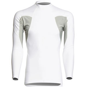 เสื้อสแปนเด็กซ์ระบายอากาศสำหรับใส่ไปยิมสีพื้นป้องกันผดผื่น MMA Rush GUARD - Product Image 4