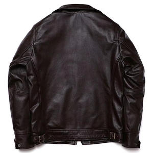 Chaqueta de cuero genuino de motorista para hombre, abrigo de cuero estilo moto con cremallera, chaquetas nuevas bordadas personalizadas de alta calidad 2025 - Product Image 6