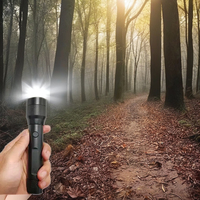 Senter darurat LED EDC LED 550 Lumens, Senter keselamatan Mini ukuran Impact dapat diisi ulang dengan Mode Turbo Boost untuk bengkel industri