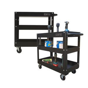 Chariot roulant à 3 niveaux Bonne qualité Mouvement flexible Entrepôt Stockage Nouveau design Emballage personnalisé Fabriqué au Vietnam Fabricant - Product Image 1