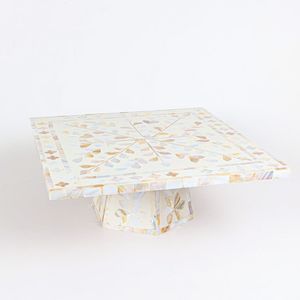 ที่วางเค้กช็อคโกแลตสไตล์อาหรับสุดหรูถาดเสิร์ฟแม่มุกสำหรับโอกาสพิเศษอุปกรณ์ทำเค้กระดับพรีเมี่ยม - Product Image 1