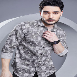 Logo personnalisé coton biologique hommes coupe ajustée à manches longues chemise décontractée sans repassage style d'affaires anti-rides respirant été - Product Image 3