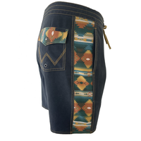 Short de surf vintage pour hommes Short d'eau athlétique avec doublure en maille et boucle de ceinture pour vêtements de villégiature et pantalons de plage