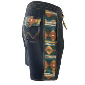 Short de surf vintage pour hommes Short d'eau athlétique avec doublure en maille et boucle de ceinture pour vêtements de villégiature et pantalons de plage - Product Image 4