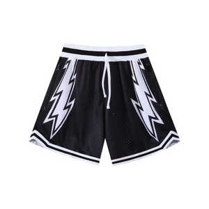 Pantalones cortos de baloncesto de verano certificados BSCI Ropa deportiva Premium con opciones de diseño personalizado para equipos Opciones de talla grande transpirable - Product Image 4