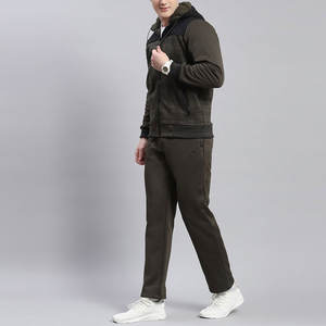High Street Eco Friendly Nuevo diseño Hombres Sweat Suit Venta en línea Fleece Fabric Branded Professional Logo Print Chándal - Product Image 2