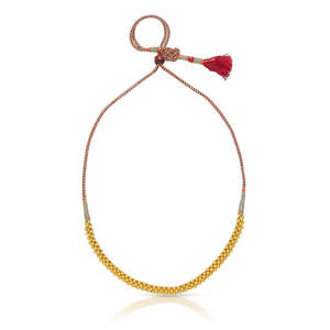 Collar Thushi de Oro de 18K para Mujer con Perla, Moissanita y Diamantes - Joyería Religiosa de Moda con Cadena de Eslabones para Compromiso - Product Image 2