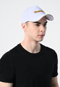 Gorra de béisbol de panel frontal sólido con cordón acanalado de ala curvada versátil de alta calidad, gorra Makita de moda para hombres - Product Image 3