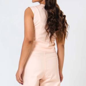 เสื้อกั๊กผู้หญิงผ้าฝ้ายระบายอากาศได้ดี ใส่ได้ทุกฤดู สไตล์ลำลอง รับสกรีนโลโก้และชื่อแบรนด์ สำหรับออกกำลังกาย วิ่ง คุณภาพสูง แบบ 3 มิติ - Product Image 4