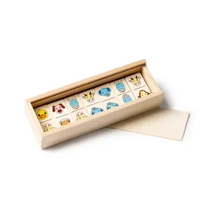 Gioco di Domino in Legno Personalizzato Zubbi, Giocattoli Promozionali Personalizzabili - Product Image 1