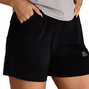 Shorts Casuales de Verano para Mujer, 100% Algodón, Ecológicos, Transpirables, de Secado Rápido, Cintura Alta, Corte Regular - Product Image 4