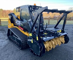 JCB 325T Diesel Skid Steer Loader FAE Forestry Mulcher Hydraulic Pump for Land Clearing <b>Brush</b> Cutting & <b>Vegetation</b> Management - Product Image 1